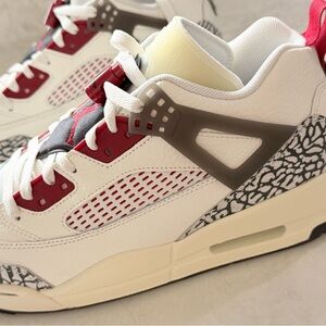 Stylish Men's Rain & Snow Boots - White and Red